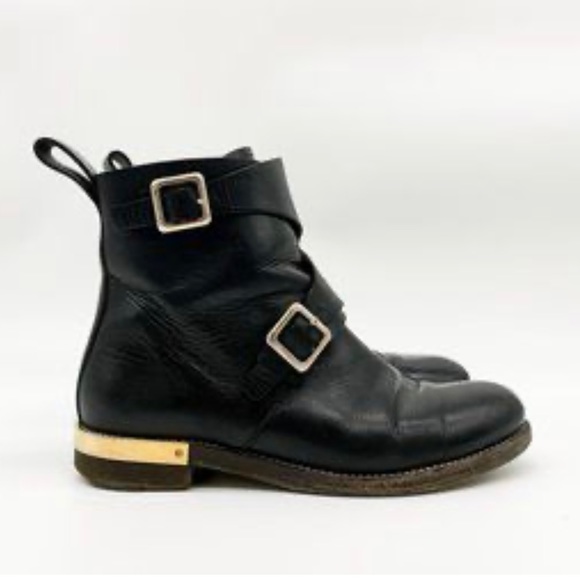Chloé 'Colby' Double Monk Strap Moto Ankle Boot - Picture 2 of 11